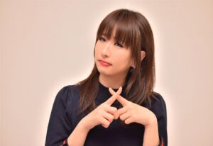 ダメポーズの女性